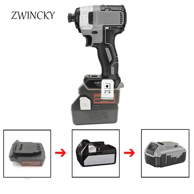 Power Tools Use - محول ZWINCKY للاستخدام مع بطاريات هيتاشي/هيكوكي