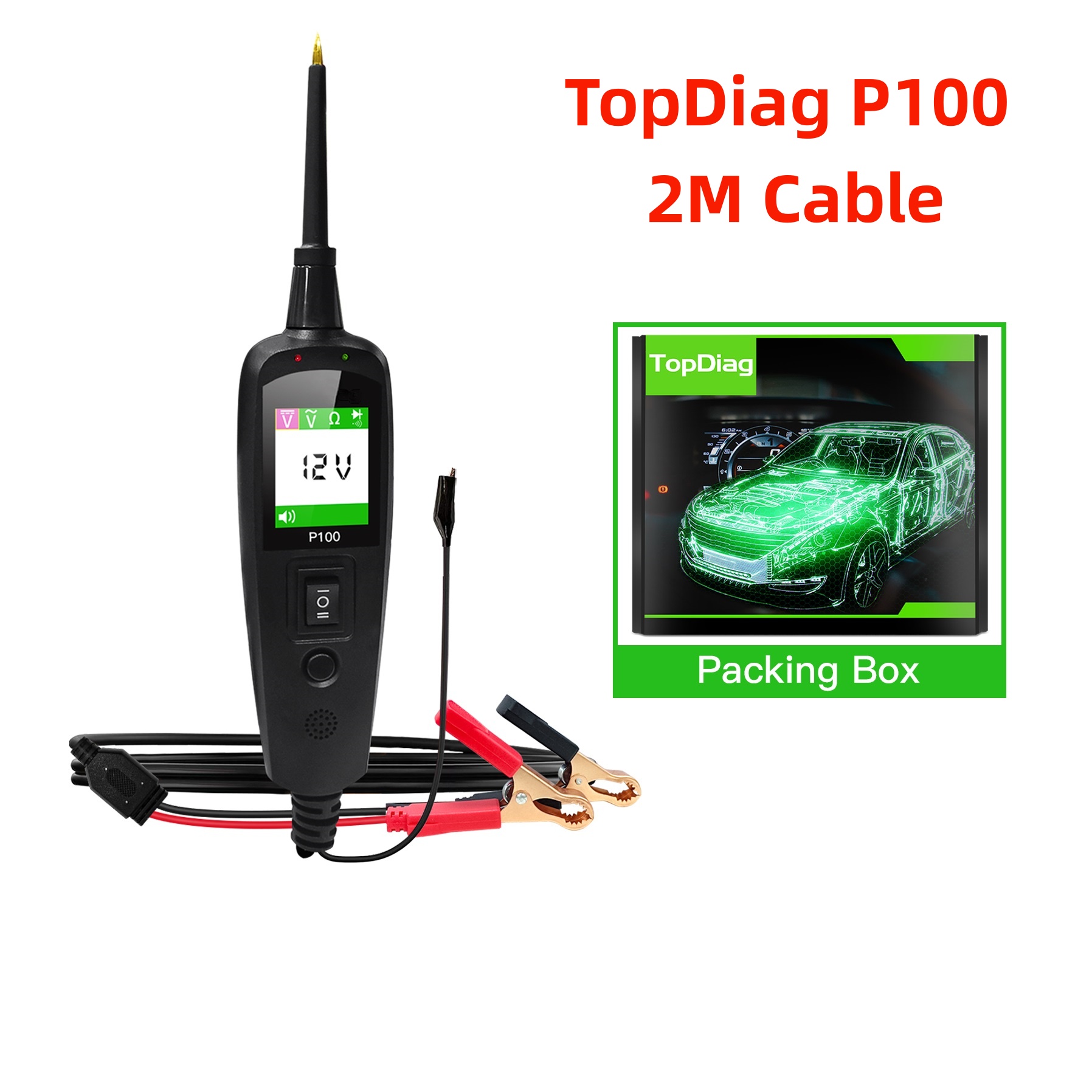 Power Tools Kits - جهاز TopDiag P100 2M لفحص الدوائر