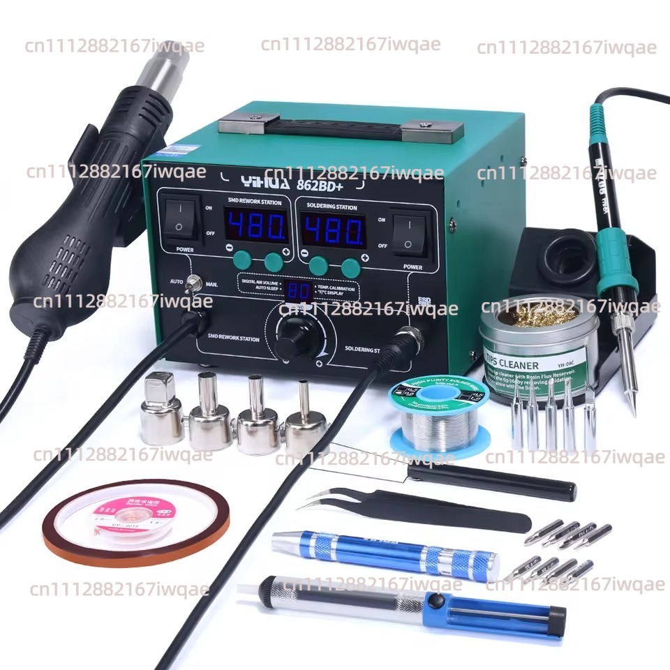 Power Tools Used In Welding - محطة لحام بالهواء الساخن YIHUA 862BD+
