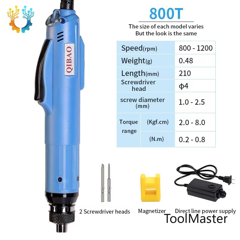 Power Tools Safety - 【2026】مفك براغي كهربائي أوتوماتيكي 800T، أداة