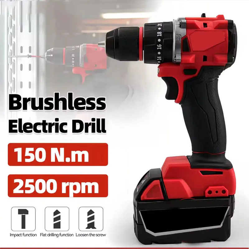 Power Tools Use - مثقاب كهربائي صغير بدون فرش، أداة