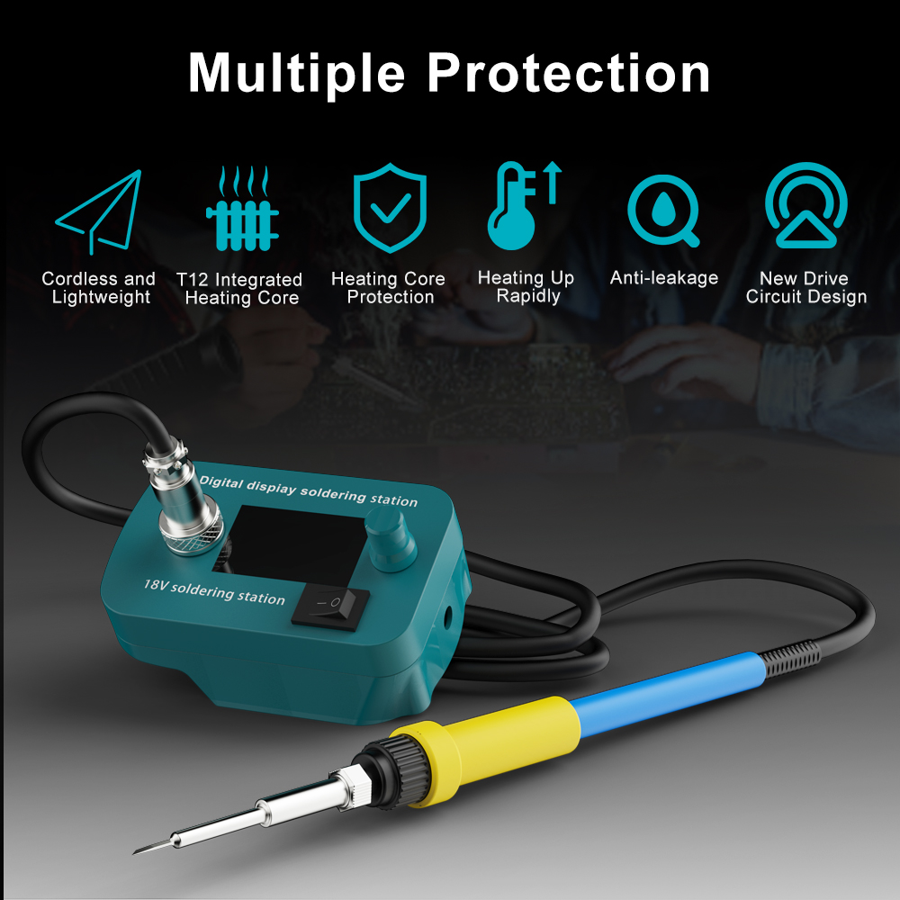 مكواة لحام كهربائية لاسلكية لم - مراجعة Power Tools Battery Repair وسعره