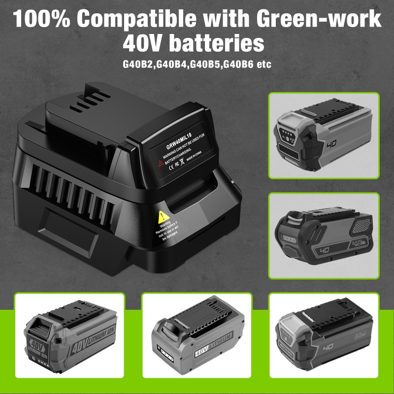 محول بطارية GRW40MIL18 متوافق  - مراجعة Power Tools Use وسعره